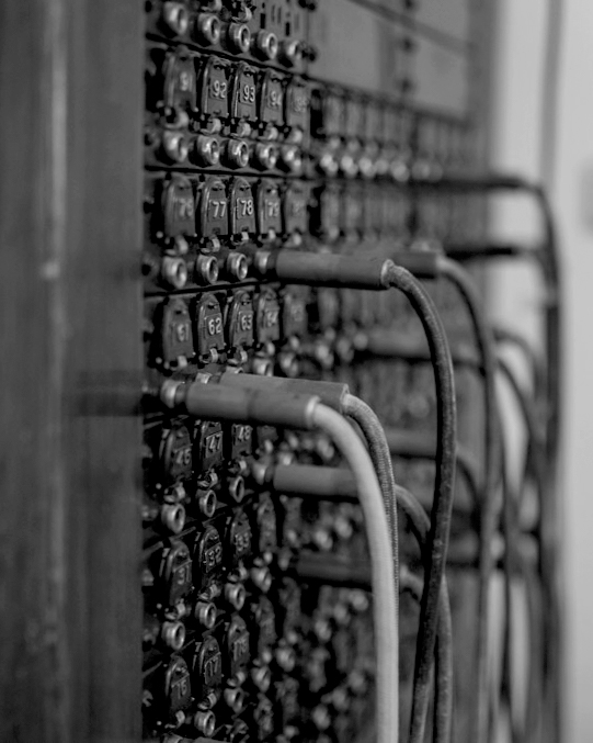 Old telephone equipment